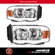 LED DRL Headlights Assembly For 2002-2005 Dodge Ram 1500 Left&Right New