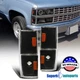 Fits 1988-1993 GMC Sierra Suburban Yukon Corner Lights Lamps Black Replacement
