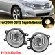Pair For 2009-2015 Toyota Venza Halogen Fog Lights Replacement Lamps W/Bulbs