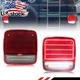 2X Red LED Rear Tail Brake Light For 85-95 Chevy G20 G30 & GMC G1500 G2500 G3500