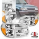 Chrome Housing Headlight Amber Turn Signal for 95-01 Ford Explorer/Mountaineer Chrome Housing Headlight Amber Turn Signal for 95-01 Ford Explorer/Mountaineer