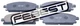 0201-T30F Febest Pad Kit, Disc Brake, Front 586118655 41060-CN086 AY040-NS153