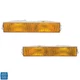 1984-87 Buick Regal Front Parking Park / Turn Signal Lights Lenses Amber - Pair