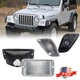 4X Clear Bumper Signal+Fender Side Marker Lights For 1997-2006 Jeep Wrangler TJ