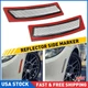 2Pair For 2012-2015 BMW F30 F31 3-Series Side Bumper Marker Reflector Light Lamp