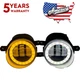 For 2012-2021 Toyota Tacoma 4Runner Tundra RAV4 Front LED Fog Lights DRL Lamp 2X