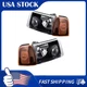 Halogen Headlight Assembly Set Fit For 2001-2011 Ford Ranger Amber Clear Black
