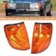 For 85-95 Mercedes Benz W124 E Class L+R Amber Corner Light Turn Signal Lamp 2X