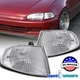 Fits 1992-1995 Honda 92-95 Civic Coupe 2D 3D Hatchback Corner Signal Lights