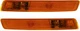 For 2006-2010 Beetle Turn Signal Light Front Amber Plastic SET PAIR