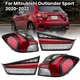 For 2020 2021 2022 Mitsubishi Outlander Sport Tail Lights Rear Brake Lamps 4pcs