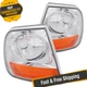 ANZO Harley Davidson Style Chrome Turn Signal/Corner Lights for 97-03 Ford F-150