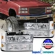 Fits 1988-1993 GMC Suburban Tahoe Silverado Head Lights+Bumper+Corner Lights