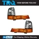 TRQ Corner Marker Light Set Driver & Passenger Side Fits 1998-2000 Ford Ranger