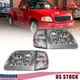 For 1997-2003 Ford F150 Expedition Chrome Clear Headlights Driving Lamps LH+RH