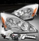 FOR 04-05 TOYOTA SIENNA MINI VAN CHROME HEADLIGHTS HEADLAMP W/LED DRL SIGNAL+HID
