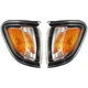 Corner Light For 2001-2004 Toyota Tacoma w/ gray trim Set of 2 LH RH w/ Bulbs