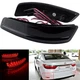 Black Bumper Reflector LED Turn Signal Brake Lights For 13-18 Lexus GS350 GS450H