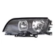 For BMW 320i/325i/325xi 2001 Headlight Driver Side Composite Clear Lens Halogen