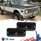2X Smoked Front / Rear Side Marker Lights Covers For 1968-1972 Chevy GMC Truck