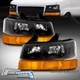 For 03-23 Chevy Express/GMC Savana Headlights w/Bumper Signal Lamps+Blue LED DRL