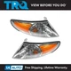 TRQ Corner Marker Light Set Driver & Passenger Side Fits 2002-2003 Toyota Solara