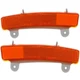 For Nissan 350Z Bumper Reflector 2003-2005 Driver and Passenger Pair/Set Front