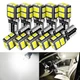 AUXITO T10 LED License Plate 6500K Light Bulbs Super White Bright 168 2825 EOV