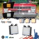 Front Grille Clear Dynamic LED Signal DRL Light For 81 82 Chevy GMC Pickup Truck