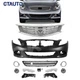 Full Front Bumper Cover Chrome Grill Body Kit For 2010-2015 INFINITI G25 G37 Q40