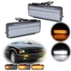 For 1994-97 Chevy S10 Blazer GMC Sonoma Clear Lens Switchback LED Signal Lights