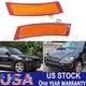 Left + Right Front Bumper Reflector Side light w/ bulbs For BMW E70 X5 2011-2013