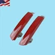 Rear Bumper Reflector Light L+R For Infiniti FX35 FX50 09-2013 Nissan Juke 13-17