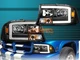 Dodge Dakota Durango Headlights Black C-Bar LED 97 98 99 00 01 02 03 2004