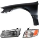Headlight Kit For 1997-1999 Toyota Camry Left 3pc