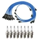 NGK Wire Set & Denso 8 Standard Spark Plugs Kit for C10 C30 K30 Pickup 6.5 V8