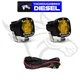 Baja Designs 387815 S1 Amber Wide Cornering LED Light w/ Mounting Bracket Pair