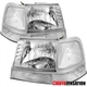 Fit 1998 1999 2000 Ford Ranger LED Strip Headlights+Bumper Corner Signal Lamps