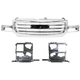 Grille Headlight Bracket Kit For 2003-06 GMC Sierra 1500 Chrome Shell and Insert