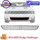 Textured Black Plastic Fits 2015-2023 Dodge Challenger New Front Bumper Grille