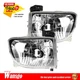 For Toyota Tacoma 2001-2004 Left+Right Headlight Assembly Halogen Chrome Housing