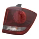Right Passenger Outer LED Tail Light w/Black Trim Fits 09-20 Dodge Journey CAPA