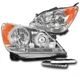For 08-10 Honda Odyssey Minivan Chrome Halogen Headlights Lamps w/LED DRL Signal