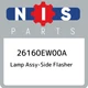 26160EW00A Nissan Lamp assy-side flasher 26160EW00A, New Genuine OEM Part