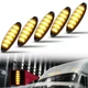 Smoked Cab Clearance Roof Running 12 LED Amber Light for Freightliner Cascadia
