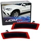 Euro Dark Smoked Lens Front Bumper Side Markers For 2011-13 BMW E70 X5 LCI Model