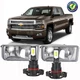 For Chevy Silverado 1500 2007-2015 Fog Lights Bumper Lamps+5202 6000k LED Bulbs