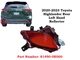 2020-2023 OEM Toyota Highlander Rear Left Lower Bumper Reflector 81490-0E060