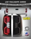 LED Tail Lights for 15-18 Chevy Silverado 1500 2500 3500 Sequential Signal Smoke