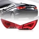 VLAND 2X LED Taillights For 2011-2014 Hyundai Sonata Plug & Play Customized Red